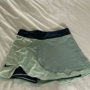 Nike tennis skirt blue/green size small